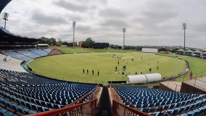 BCCI shared picture of the SuperSport Park in Centurion.