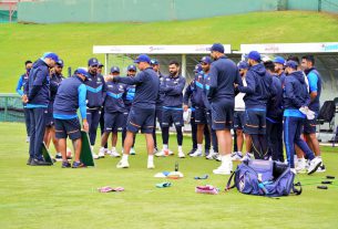 BCCI shared pictures from Team India practice session in South Africa.